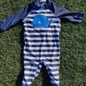 Boy's One Piece Swimsuit - Rash Guard